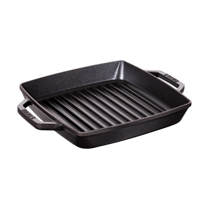 Staub Pure grillipannu valurauta neliö musta - 23 cm - STAUB