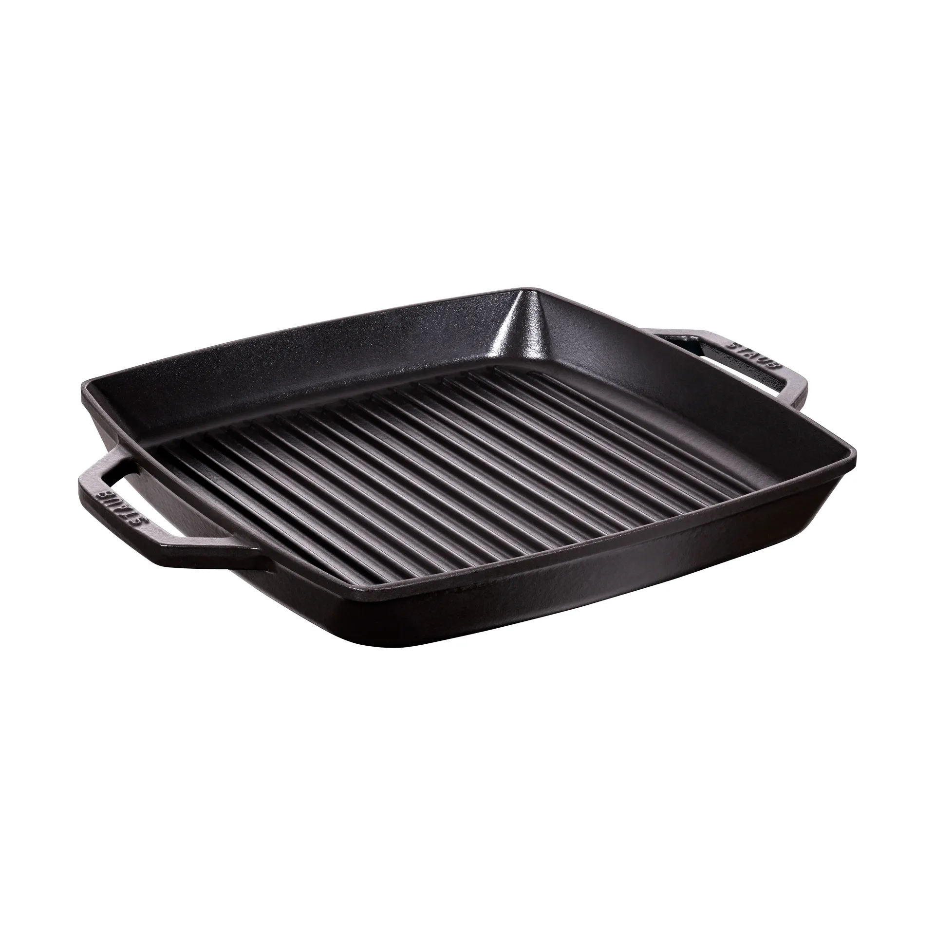 Staub Pure grillipannu valurauta neliö musta, 33 cm STAUB