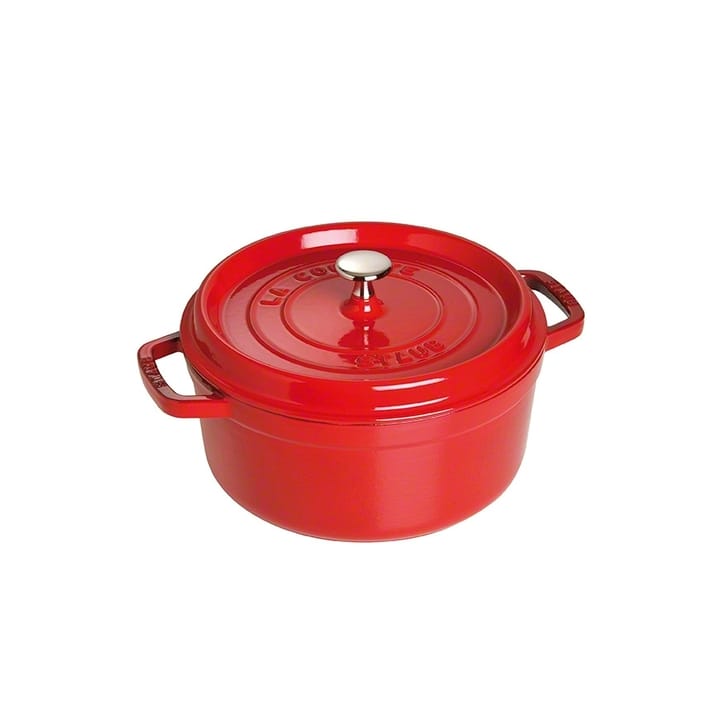 Staub pyöreä pata valurautaa, 3,8 l - punainen - STAUB