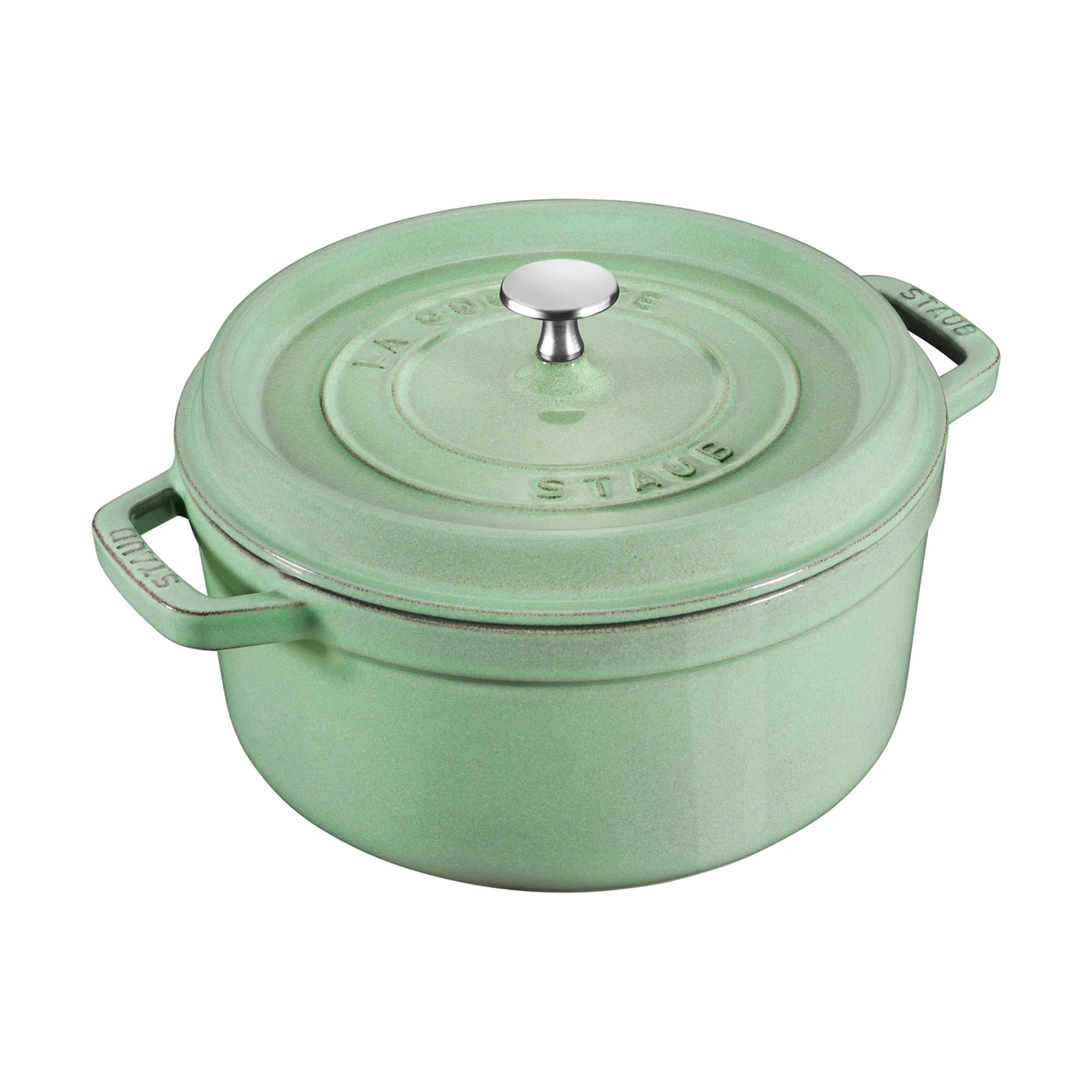 Staub pyöreä pata valurautaa, 5,2 l, Salvia STAUB