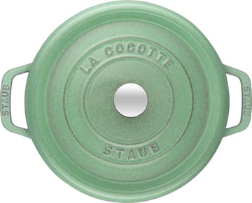 Staub pyöreä pata valurautaa, 5,2 l - Salvia - STAUB