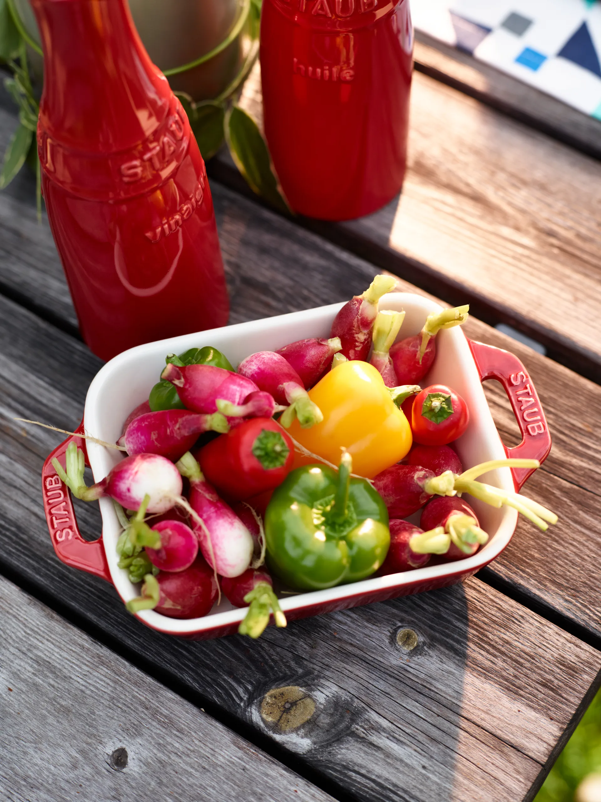 Staub suorakulmainen uunivuoka, 14x11 cm, punainen STAUB