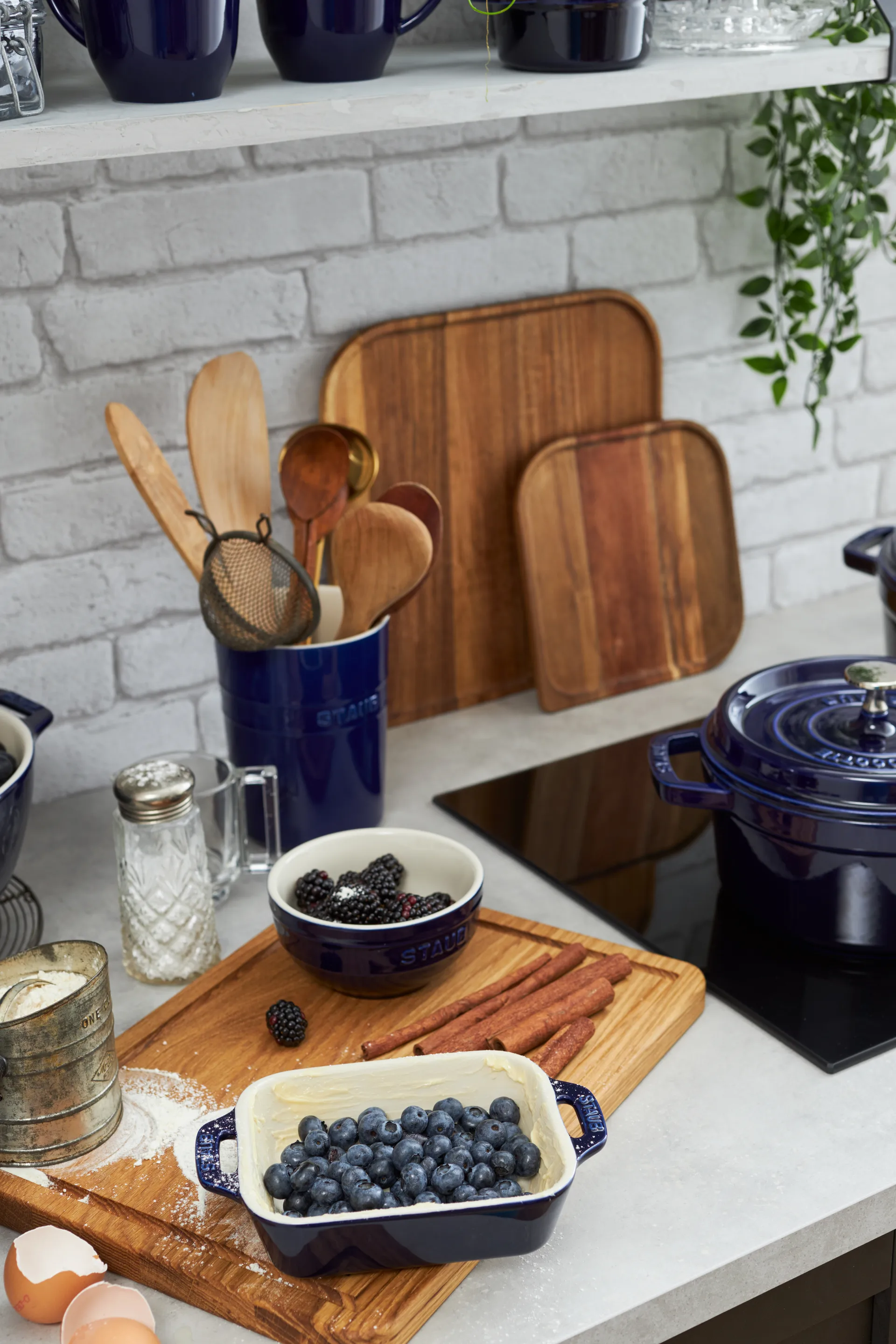 Staub suorakulmainen uunivuoka, 14x11 cm, sininen STAUB