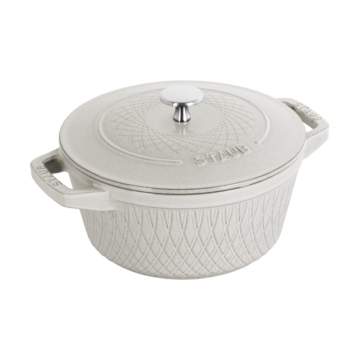 Staub Twister La Cocotte pata 4 L - White truffle - STAUB