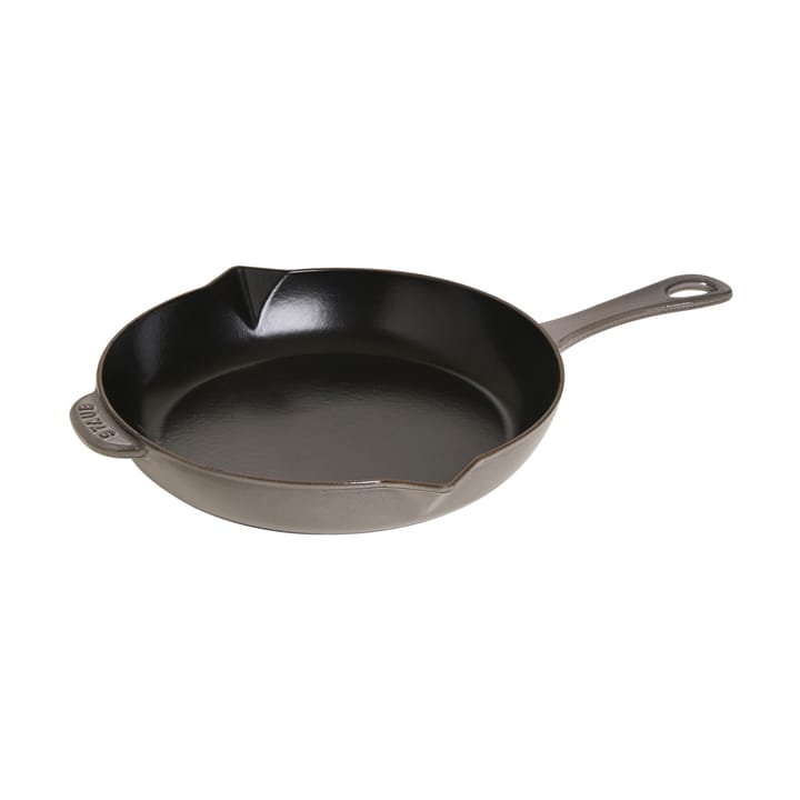 Staub valurautapannu kaatonokalla Ø26 cm - Grafiitinharmaa - STAUB