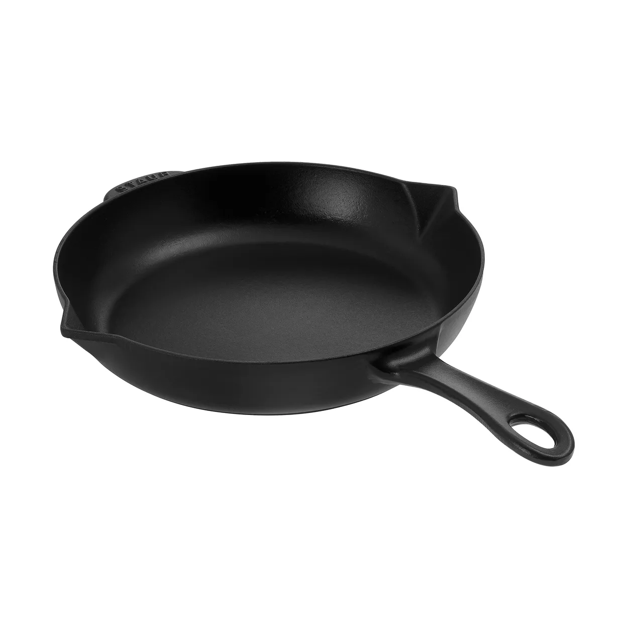STAUB Staub valurautapannu kaatonokalla Ø26 cm Musta