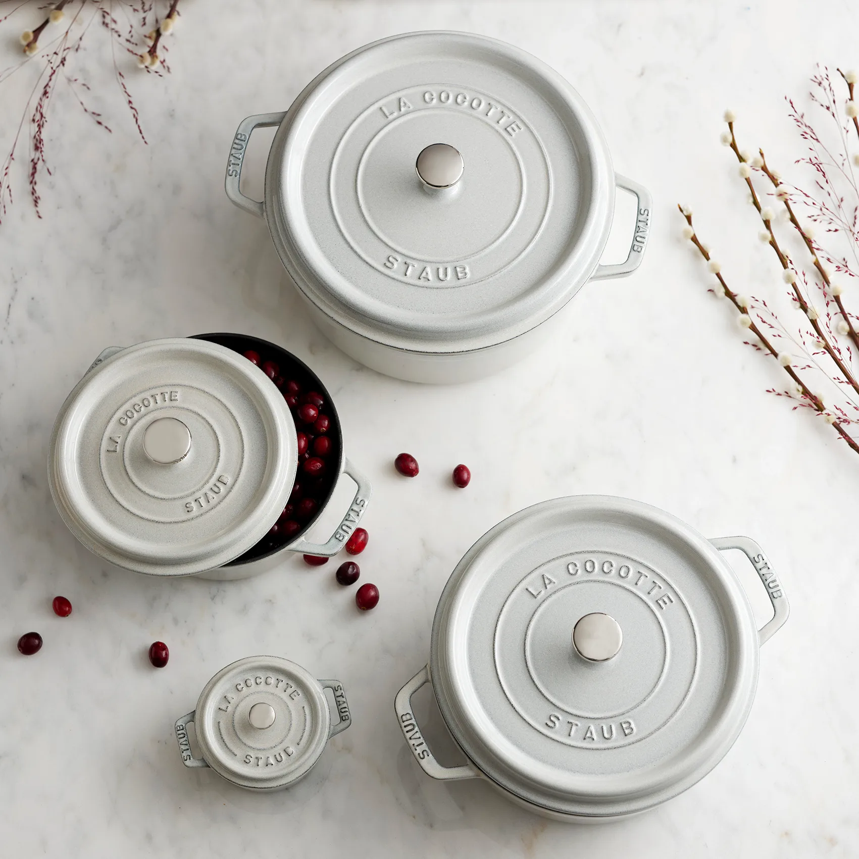 Staub White Truffle -pata, 1,7 l STAUB