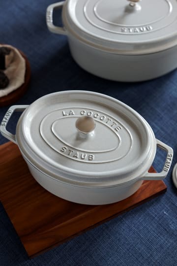 Staub White Truffle -pata, ovaali - 2,35 l - STAUB