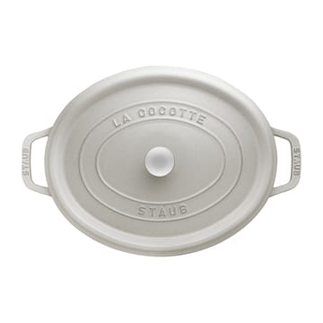 Staub White Truffle -pata, ovaali - 3,2 l - STAUB