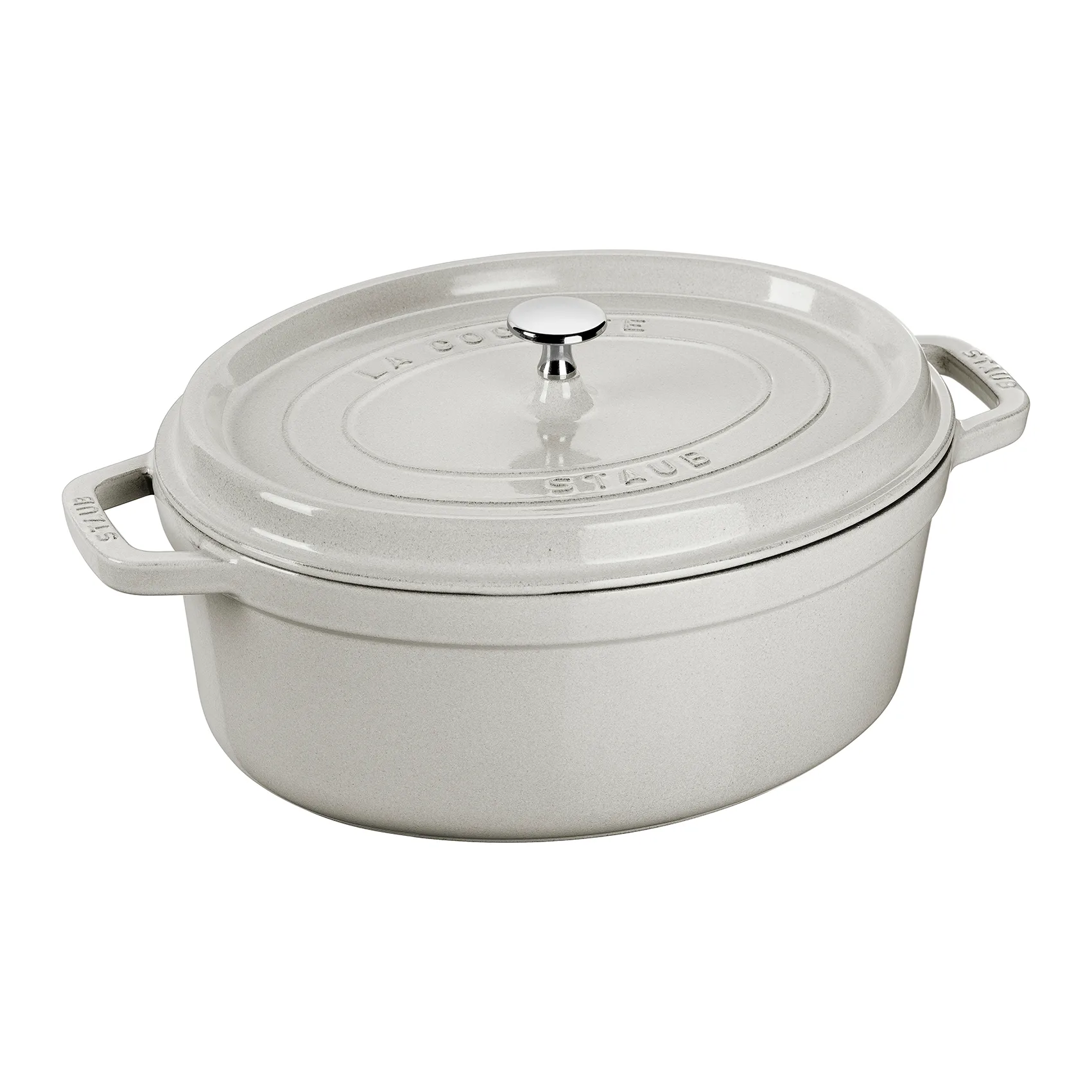 Staub White Truffle -pata, ovaali, 4,2 l STAUB