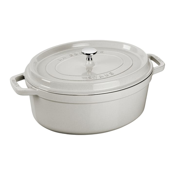 Staub White Truffle -pata, ovaali - 4,2 l - STAUB