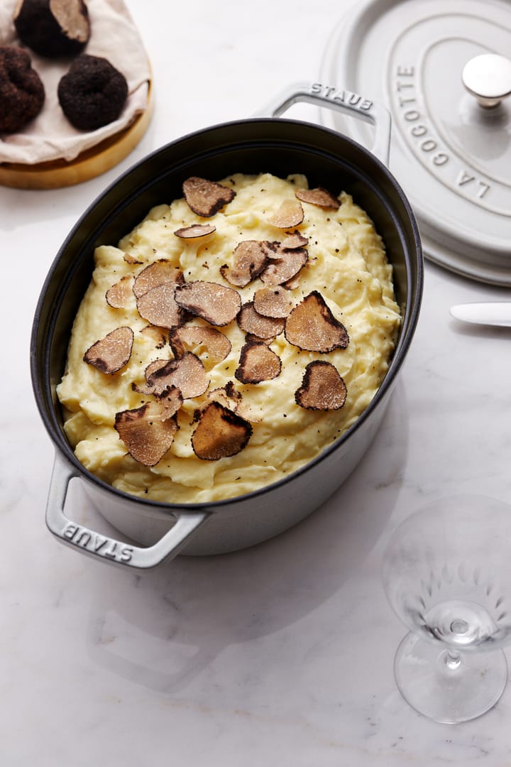 Staub White Truffle -pata, ovaali, 4,2 l STAUB