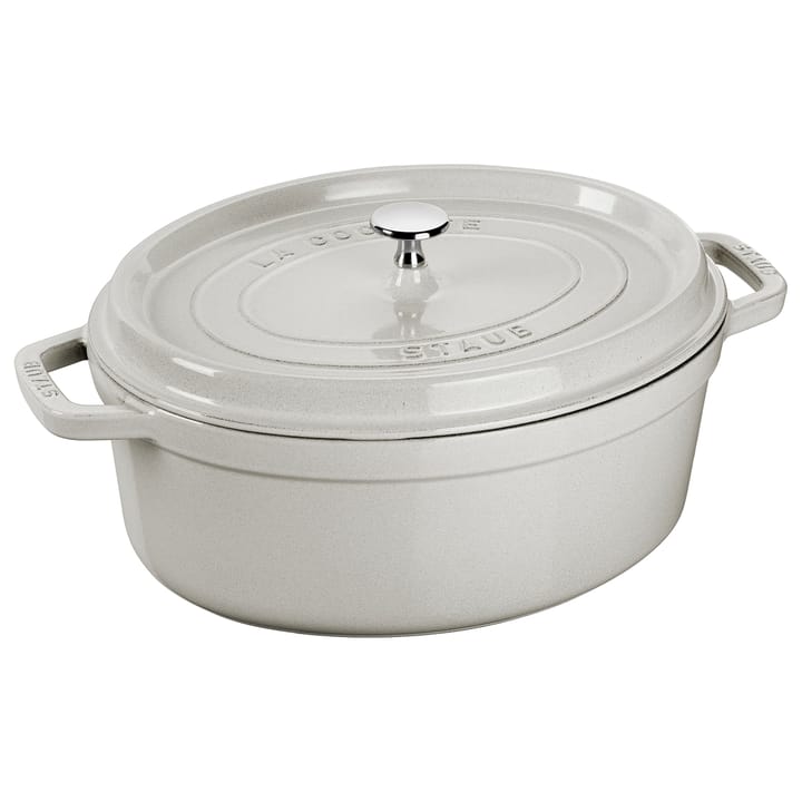 Staub White Truffle -pata, ovaali, 5,5 l STAUB