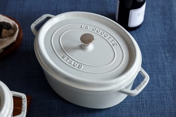 Staub White Truffle -pata, ovaali - 8 l - STAUB