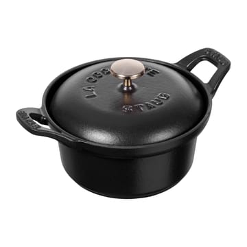 Vintage La Coquette pata pyöreä 0,5 L - Musta - STAUB