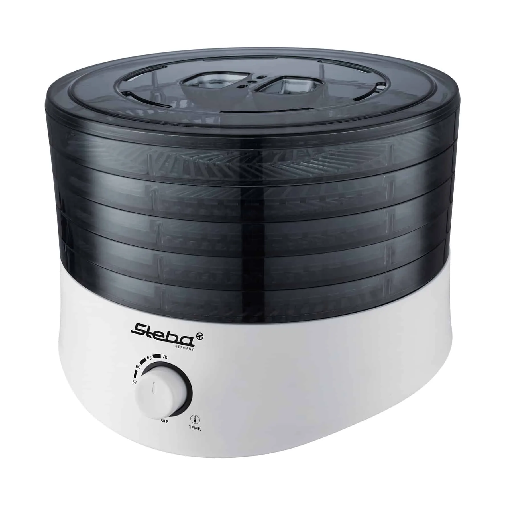 Steba ED4 Dehydrator sienikuivain 5 korilla, Musta-valkoinen Steba