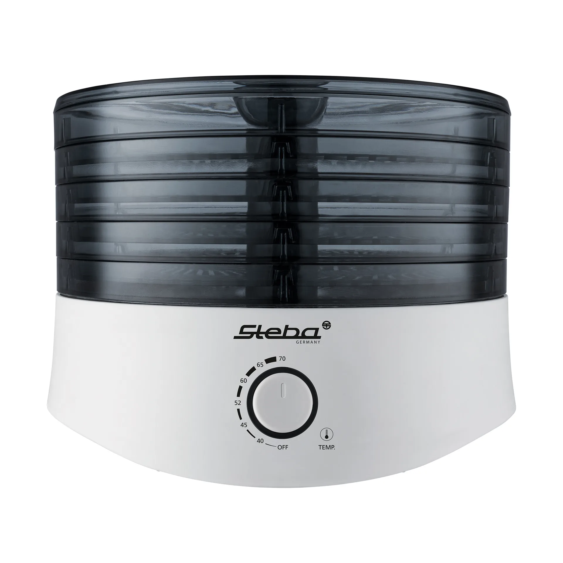 Steba ED4 Dehydrator sienikuivain 5 korilla, Musta-valkoinen Steba