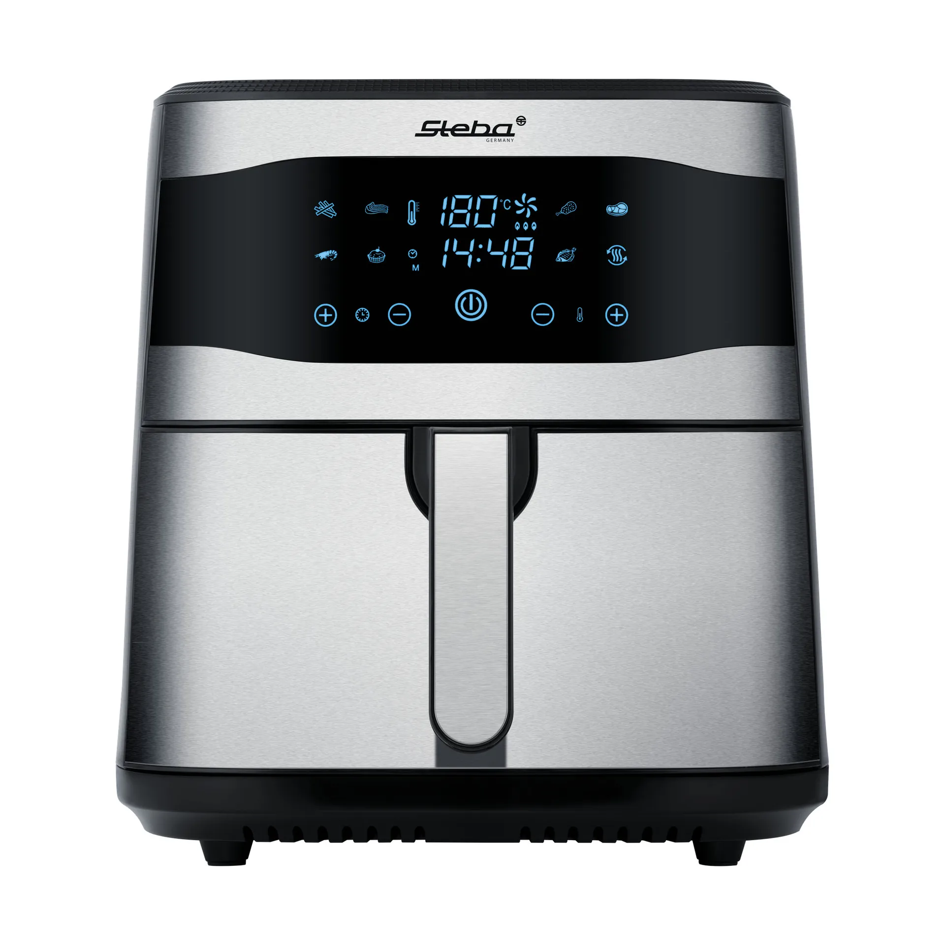 Steba HF8000 Family airfryer 8 L, Ruostumaton teräs Steba