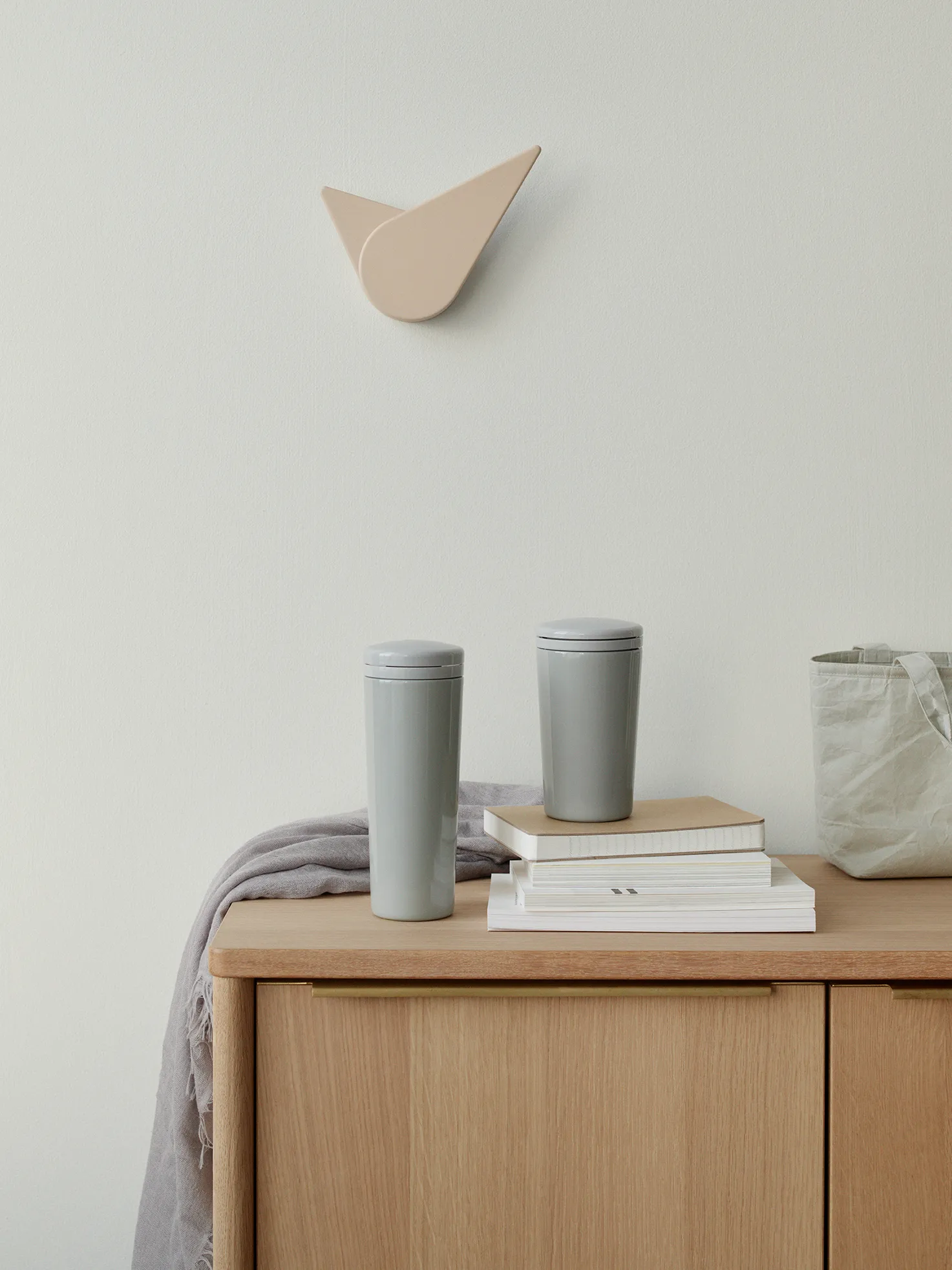 Carrie termosmuki 0,4 L, Light grey Stelton