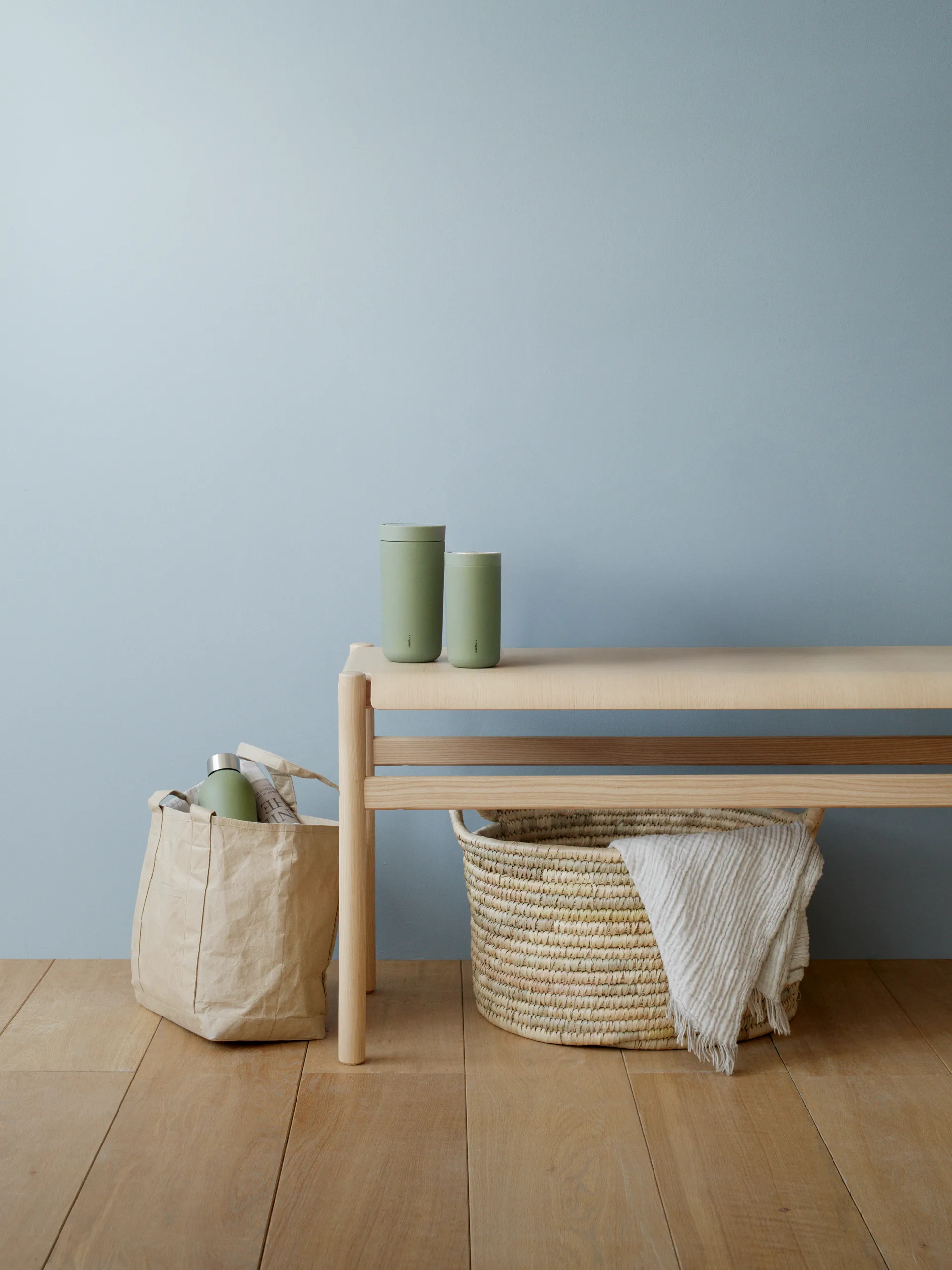 Keep Cool -termospullo 0,6 l, Pehmeä saniaisenvihreä Stelton