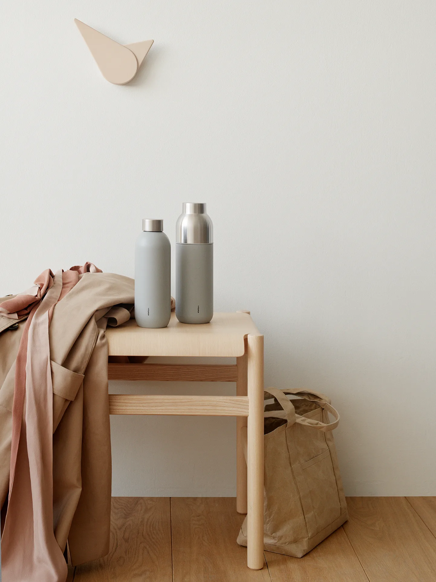 Keep Warm termospullo 0,75 L, Light grey Stelton