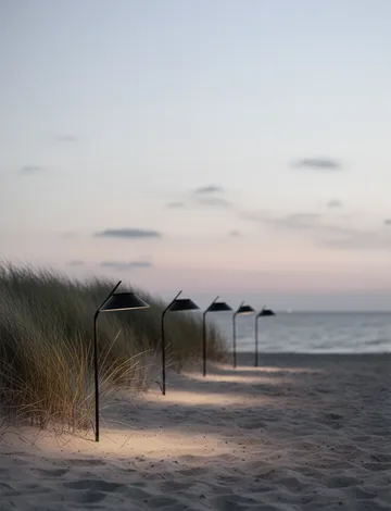 Kulma aurinkokennolamppu pollari jalustalla - Musta - Stelton