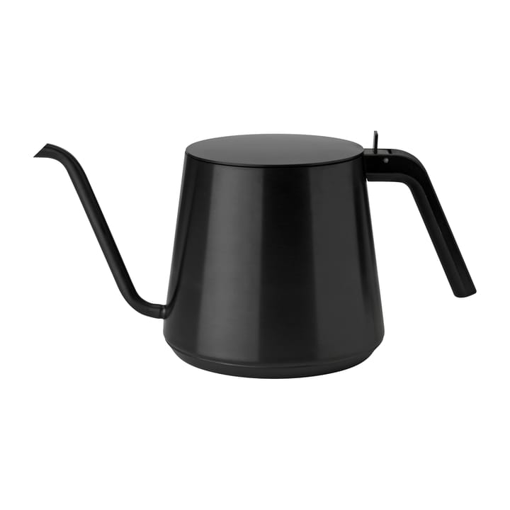 Nohr gooseneck -vedenkeitin 1 l, Black metallic Stelton