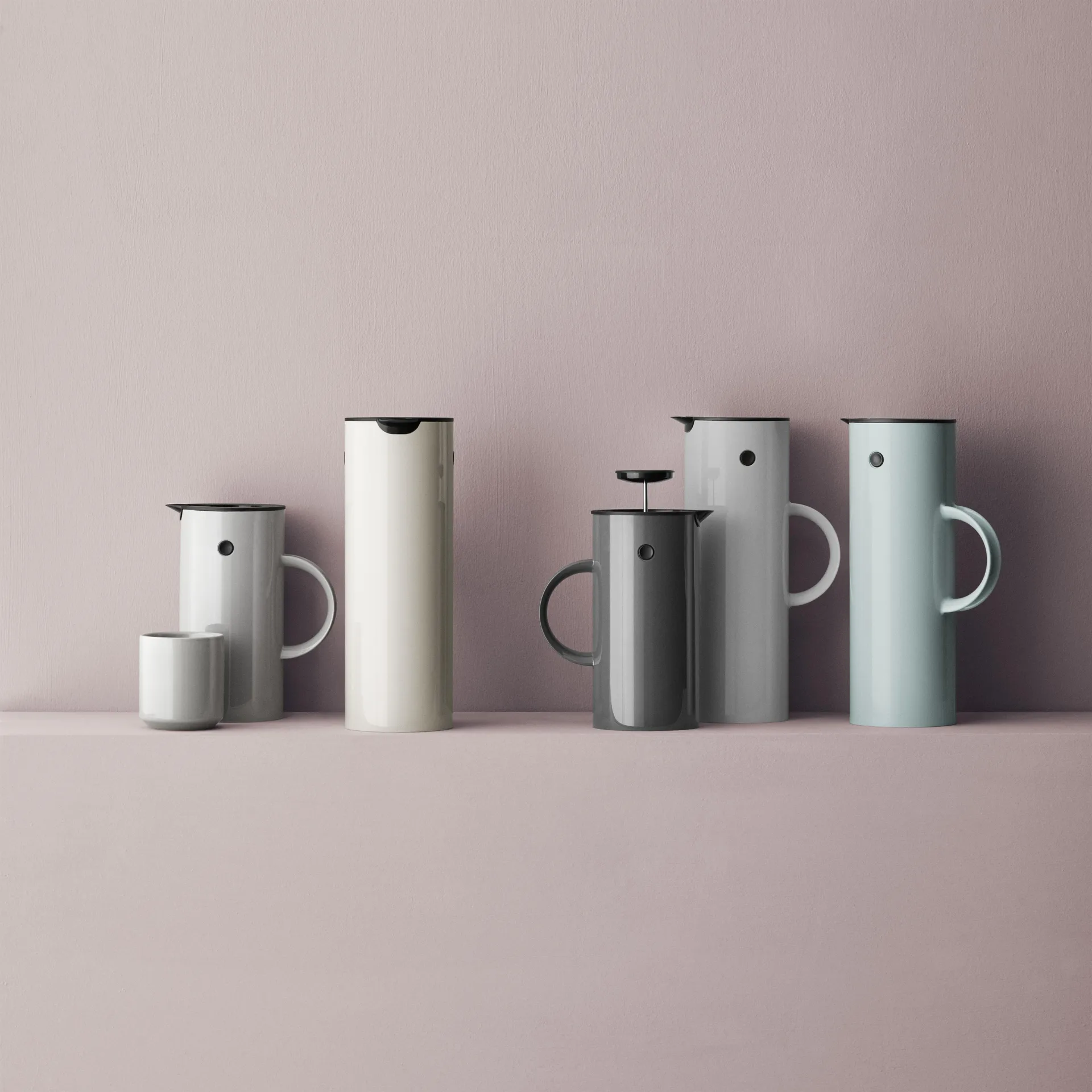 Stelton termoskannu EM77 1 l, dusty green (vihreä) Stelton