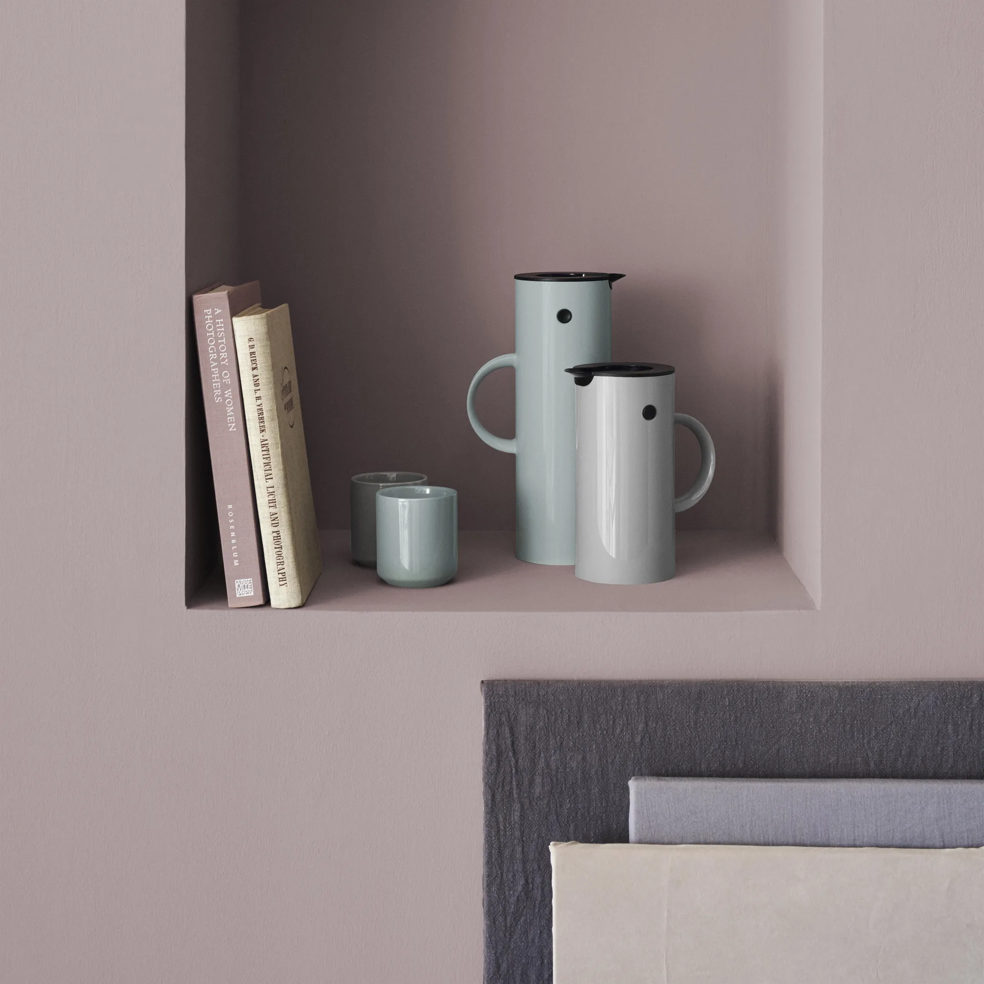 Stelton termoskannu EM77 1 l, dusty green (vihreä) Stelton