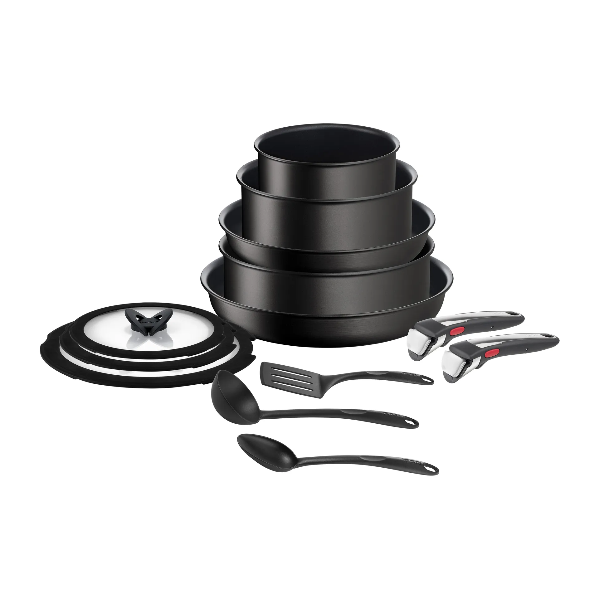 Ingenio Unlimited ON -paistinpannu- ja kattilasetti, 13 osaa Tefal