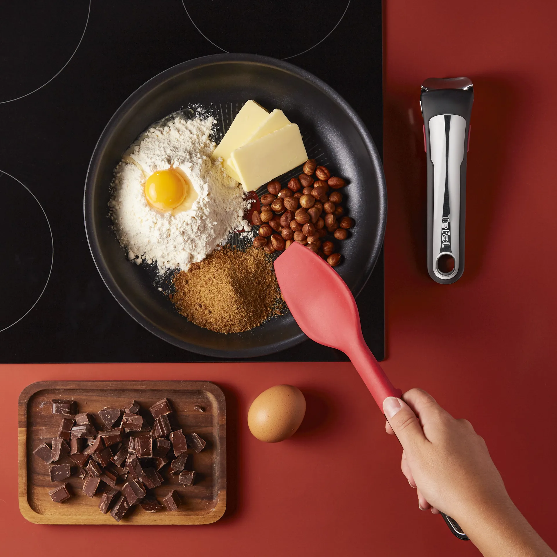 Ingenio Unlimited ON -paistinpannu- ja kattilasetti, 13 osaa Tefal