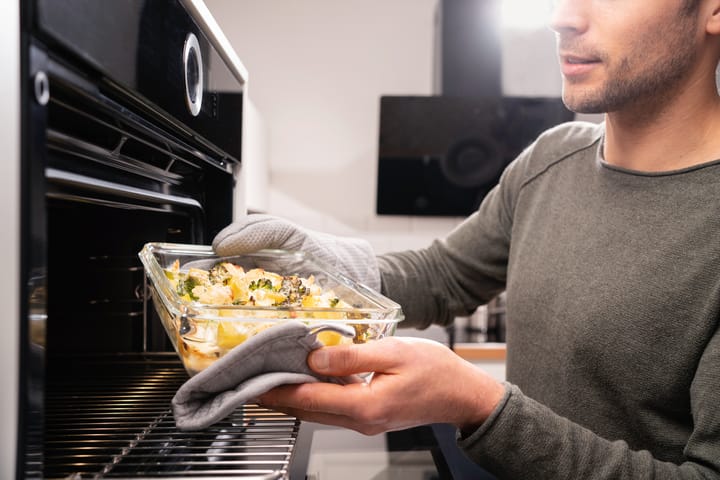 MasterSeal Lasinen eväsrasia, 3-pakkaus, Punainen Tefal