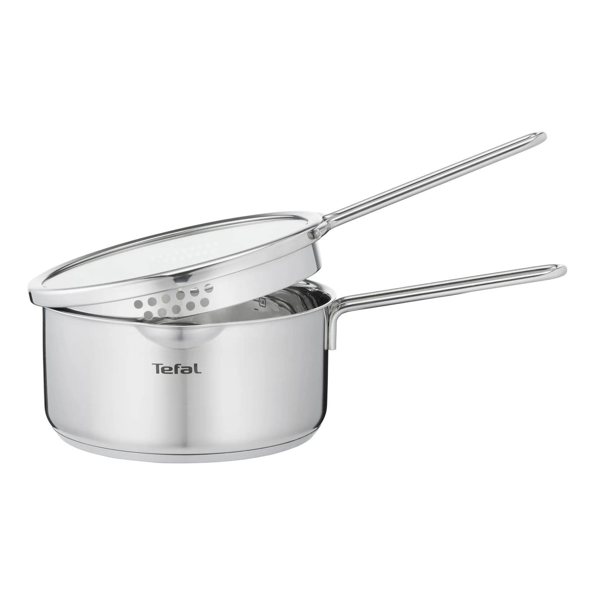 Nordica kattilasetti 6 osaa, Ruostumaton teräs Tefal