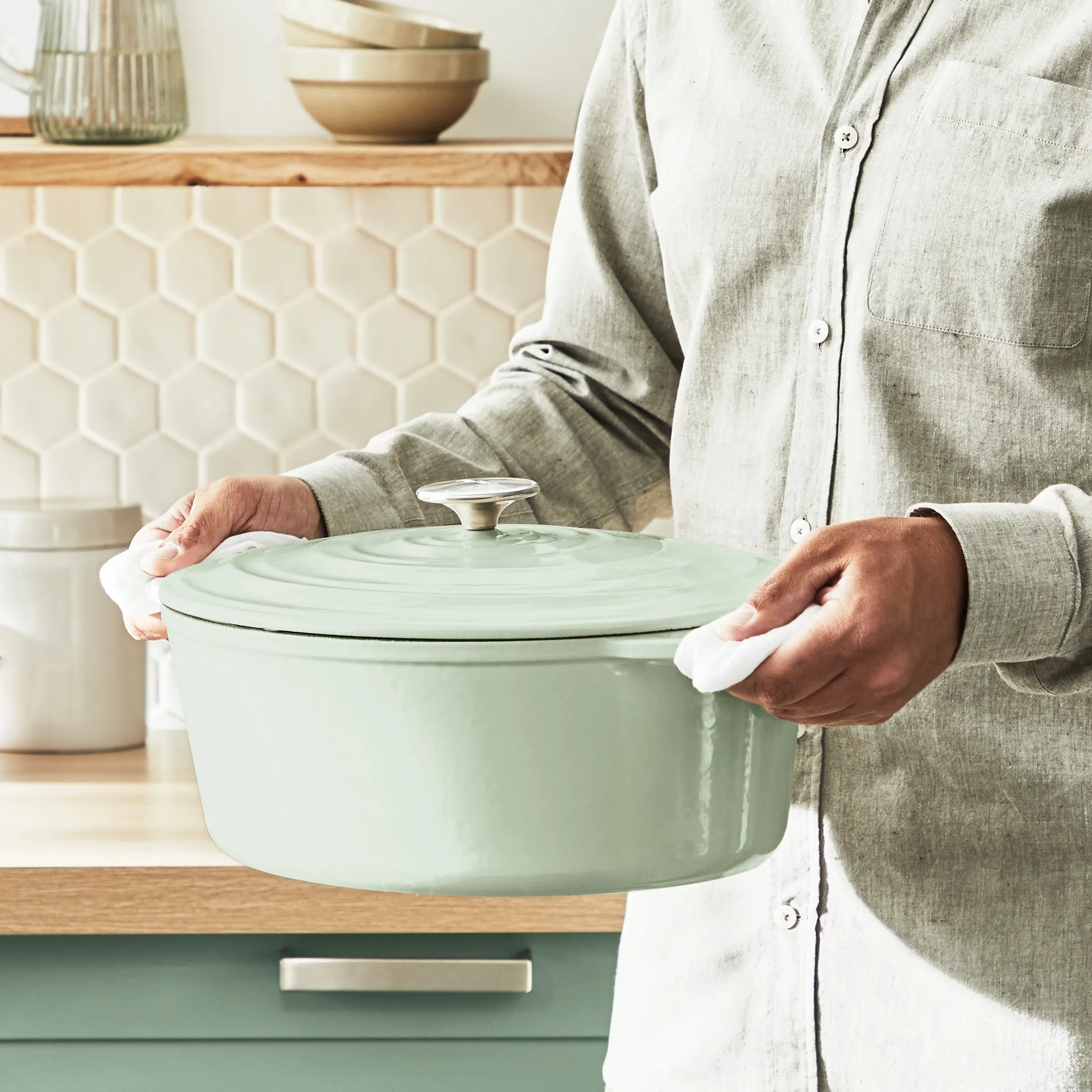 Tefal LOV ovaalikattila 7,2 L, Vihreä Tefal