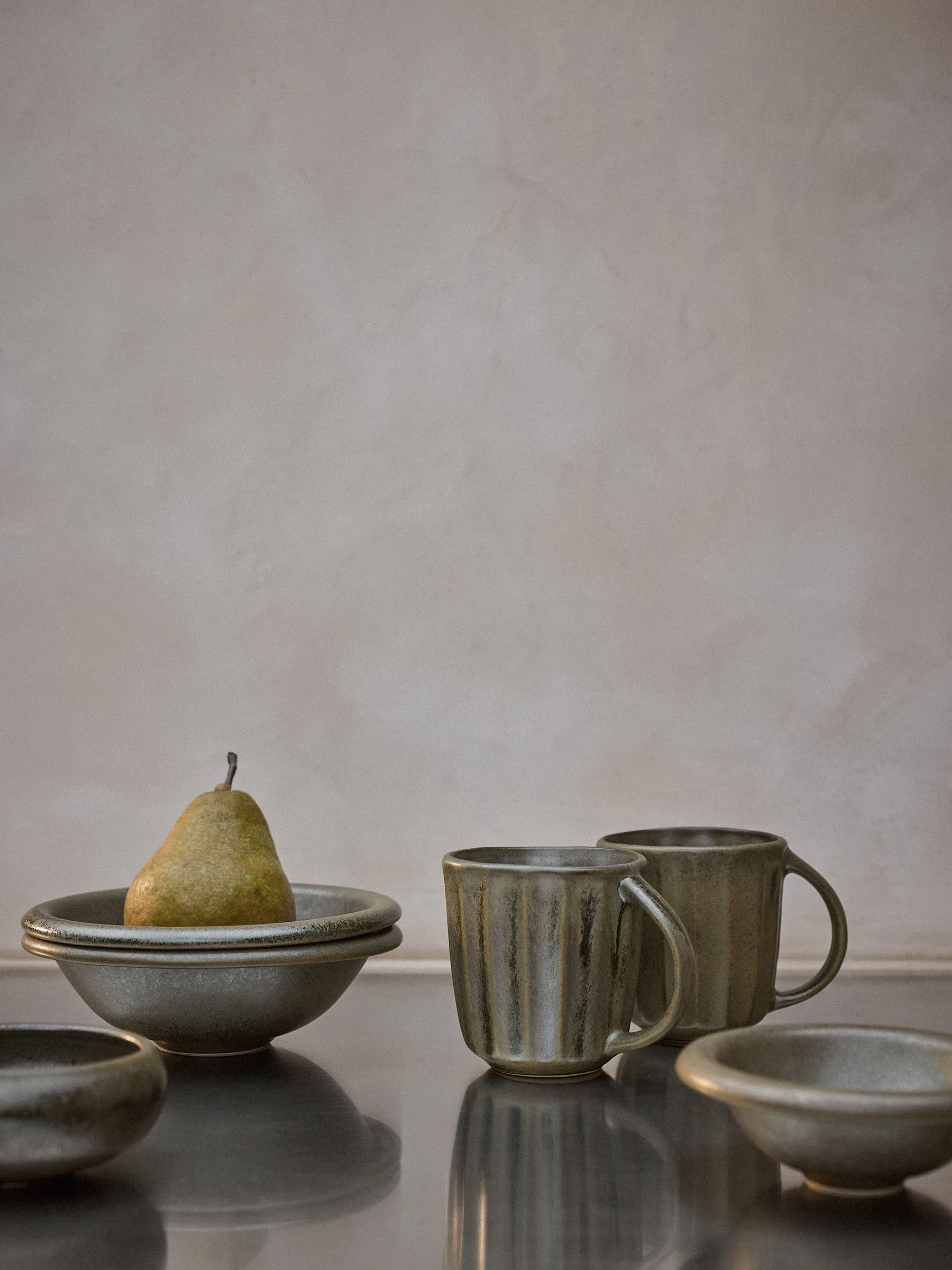 Elba kulho, Green brown, Ø13 cm Tell Me More