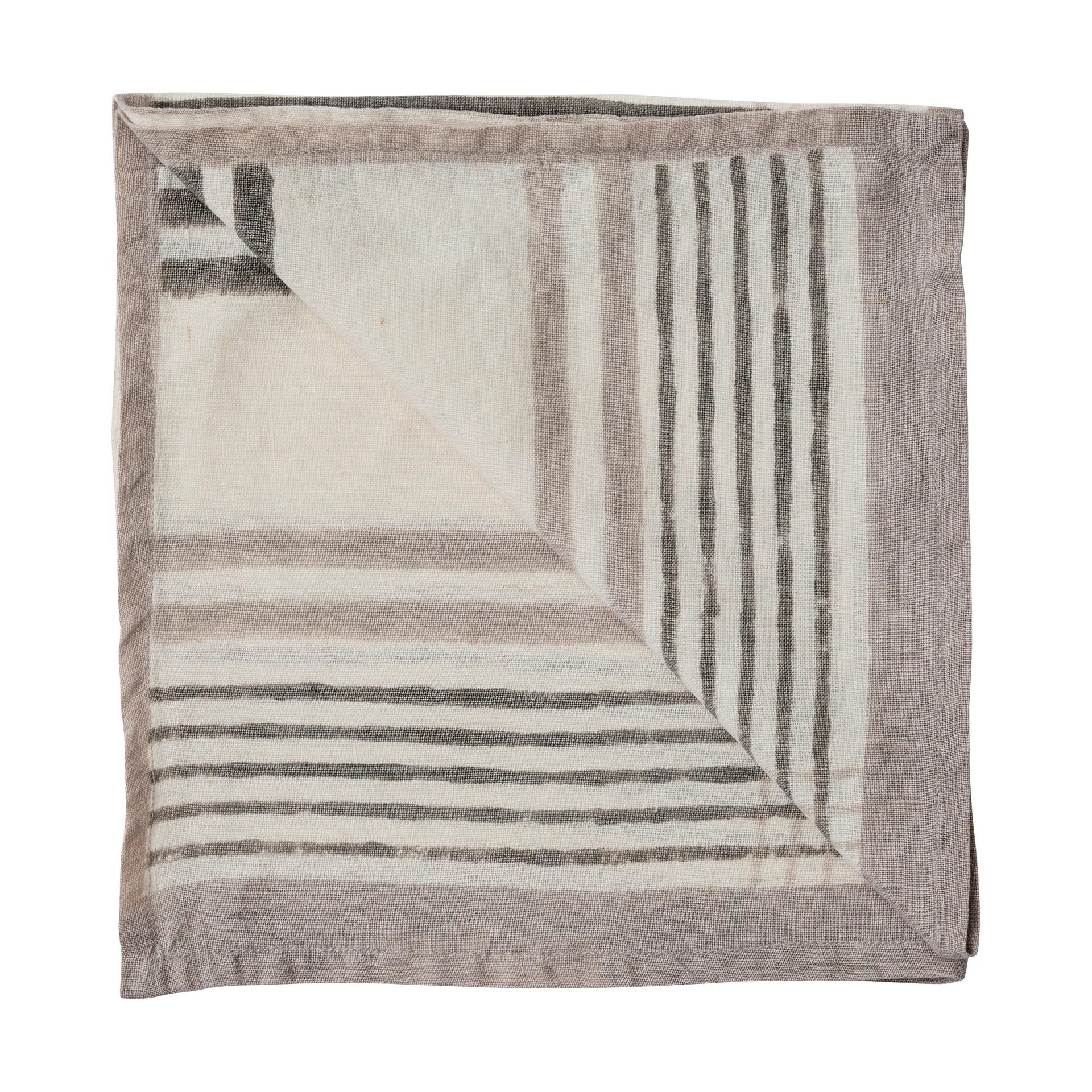 Ella lautasliina 50x50 cm, Grey checkered Tell Me More