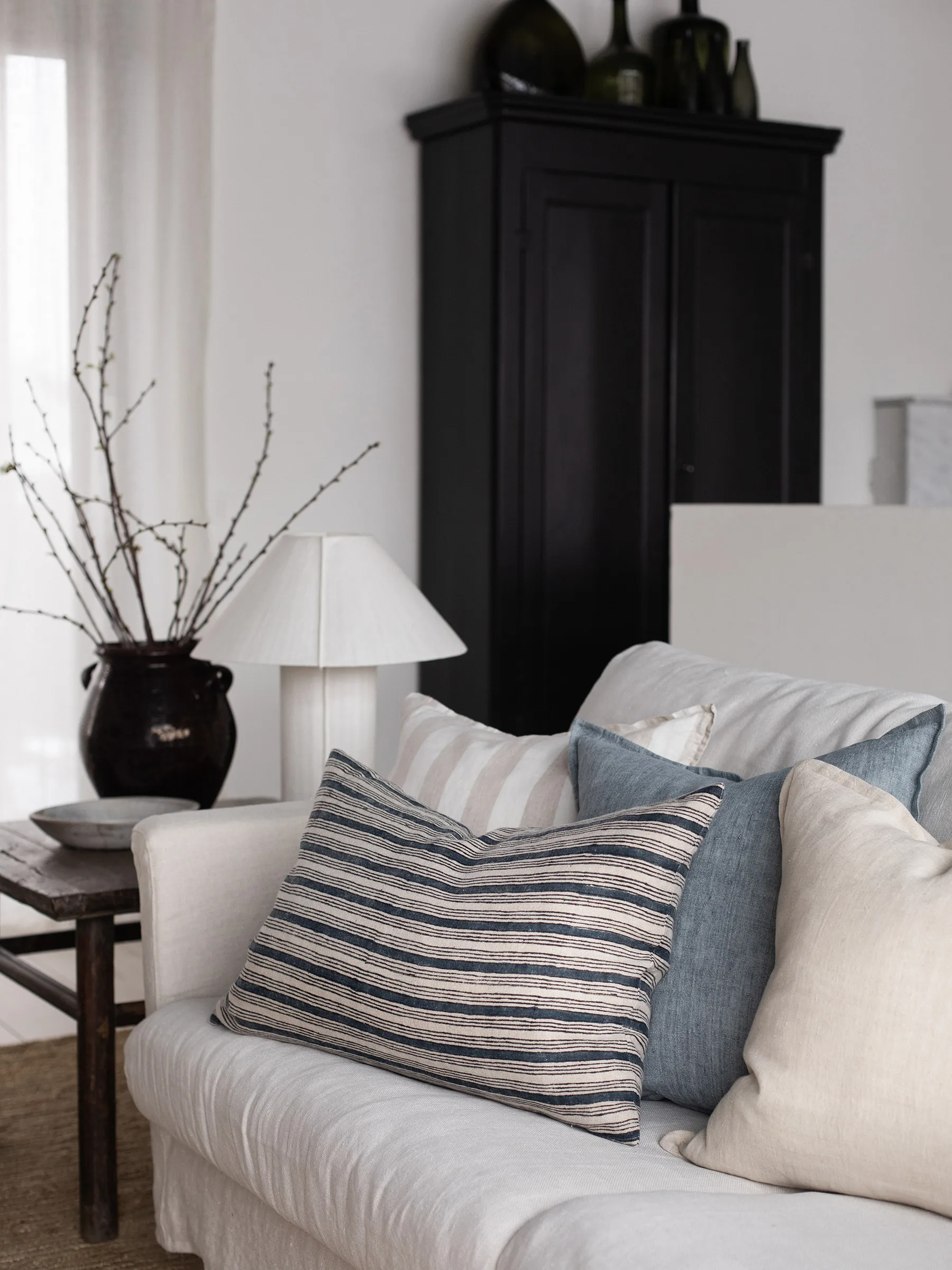 Marion tyynynpäällinen pellava 50 x 50 cm, Ocean Tell Me More