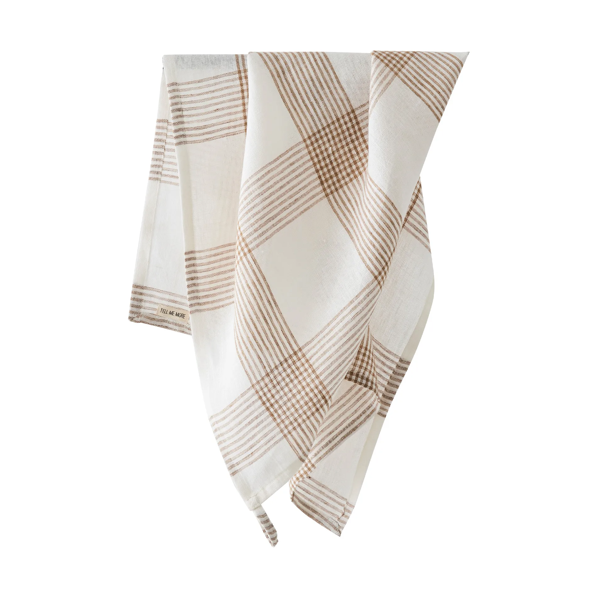 Odette keittiöpyyhe, Ruskea, 50x70 cm Tell Me More