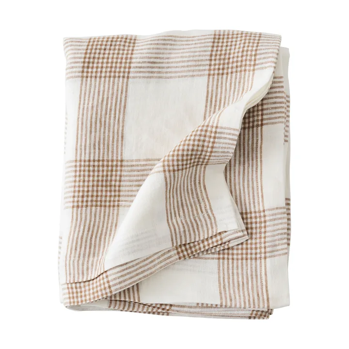 Odette pöytäliina - Ruskea, 145x330 cm - Tell Me More