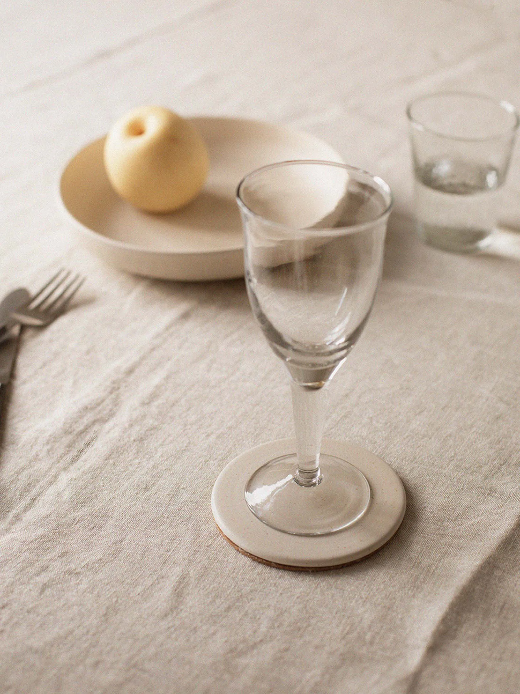 Palermo lasinalunen Ø11 cm, Offwhite Tell Me More