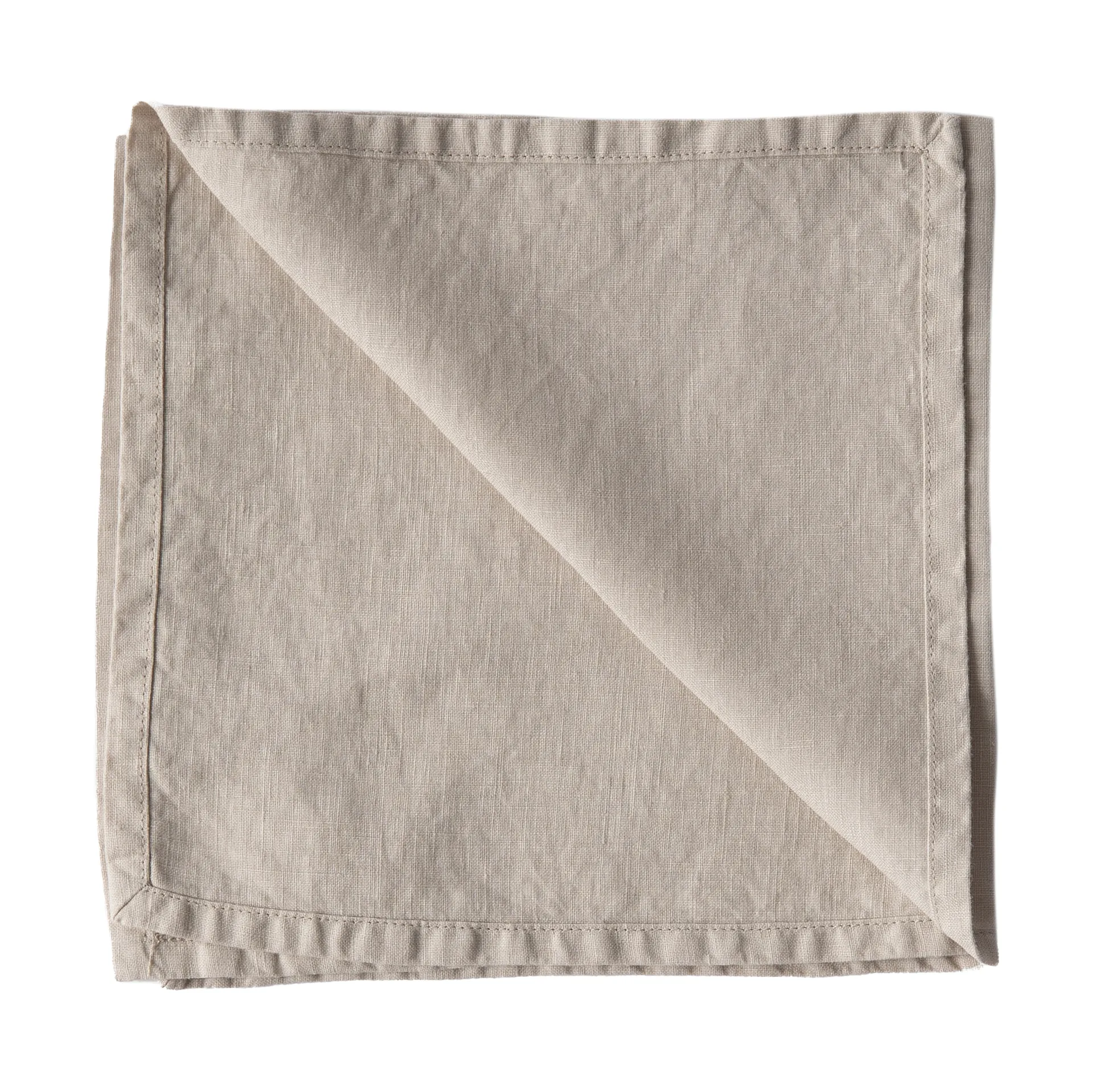 Washed linen servetti, Lämmin harmaa Tell Me More