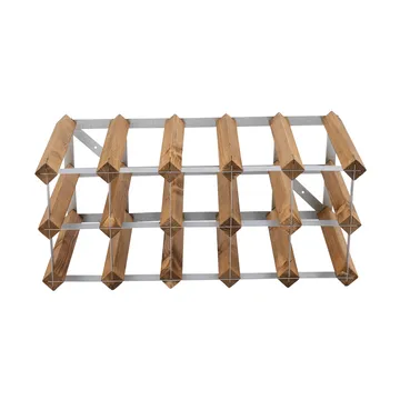 The Swedish Wine Rack Factory viiniteline koottuna - 12 pulloa vaalea mänty - The Swedish Wine Rack Factory