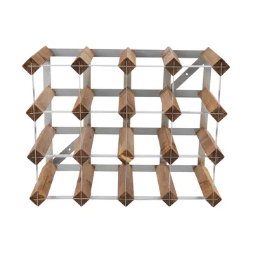 The Swedish Wine Rack Factory viiniteline koottuna - 16 pulloa vaalea mänty - The Swedish Wine Rack Factory