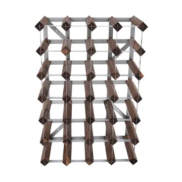 The Swedish Wine Rack Factory viiniteline koottuna - 30 pulloa tumma mänty - The Swedish Wine Rack Factory