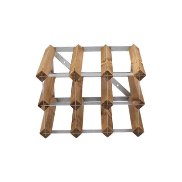 The Swedish Wine Rack Factory viiniteline koottuna - 9 pulloa vaalea mänty - The Swedish Wine Rack Factory