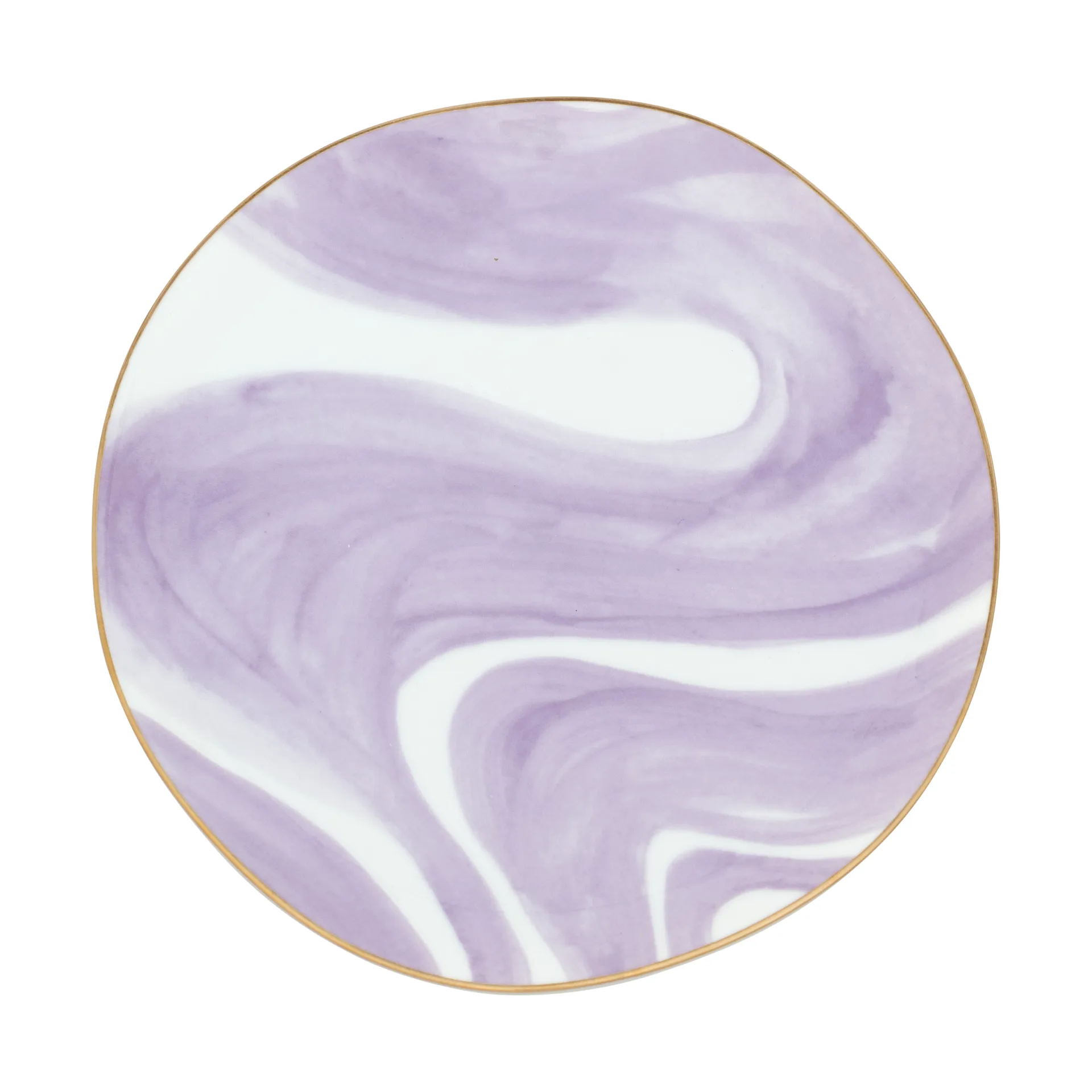 Good Morning -lautanen 17 cm valkoinen, Valuri violet URBAN NATURE CULTURE