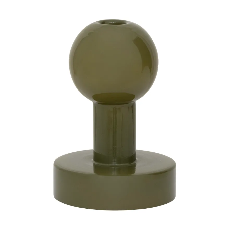 URBAN NATURE CULTURE Pallo A kynttilänjalka 14,6 cm Capulet olive