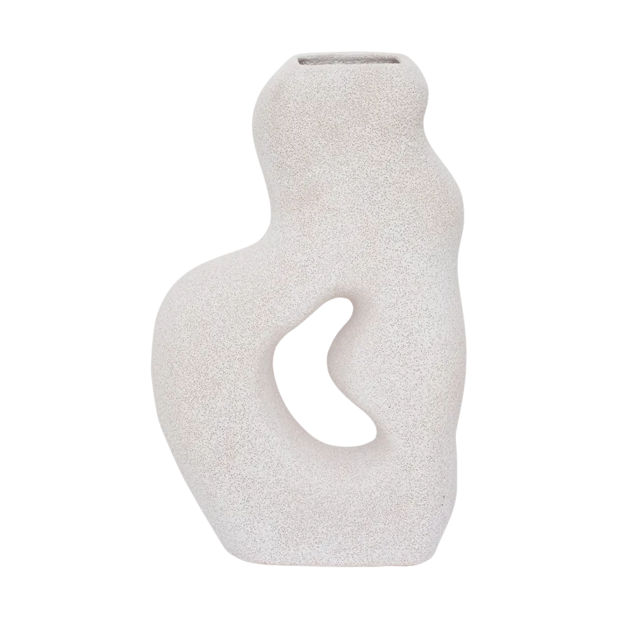 Somme -maljakko 30 cm, White URBAN NATURE CULTURE