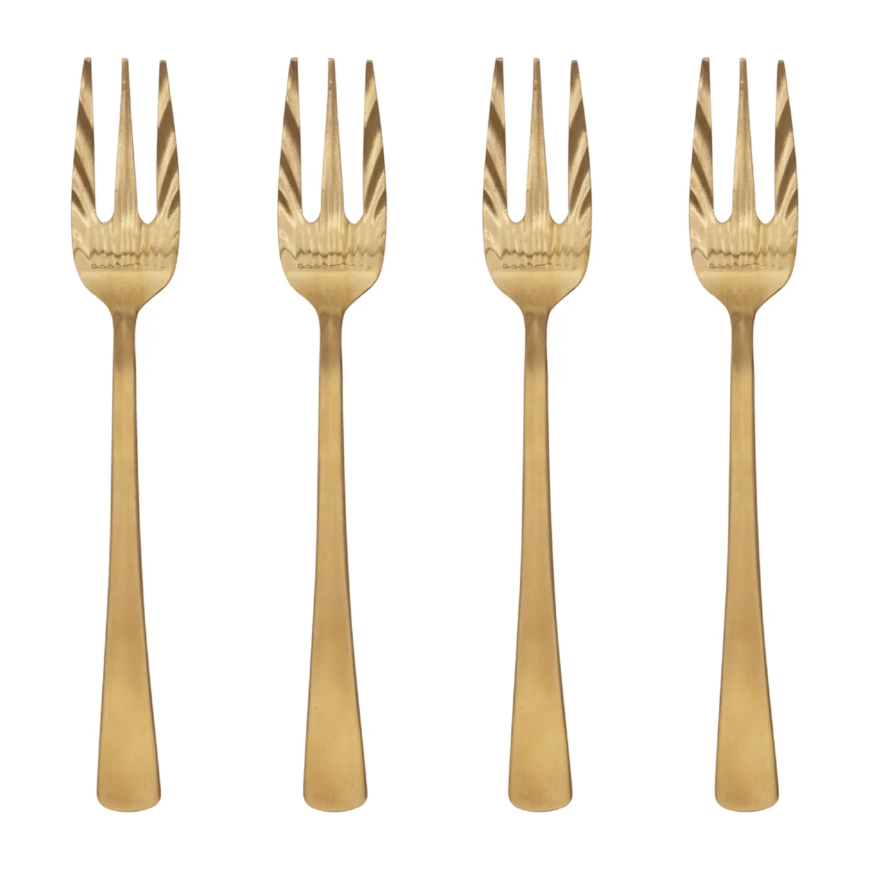 URBAN NATURE CULTURE UNC haarukka 4-pakkaus Gold