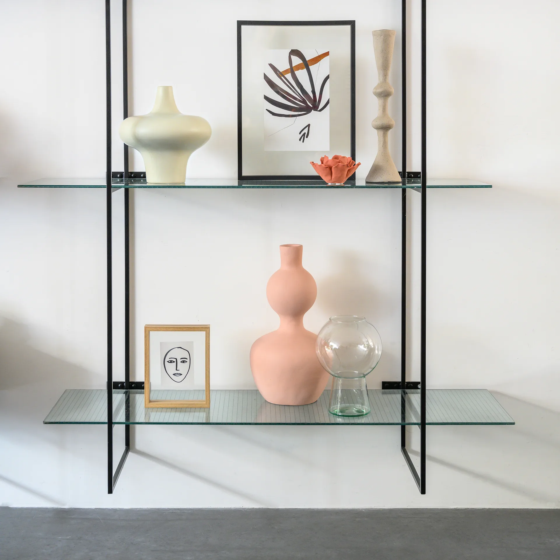 UNC maljakko kierrätettyä lasia L 24,9 cm, Kirkas URBAN NATURE CULTURE